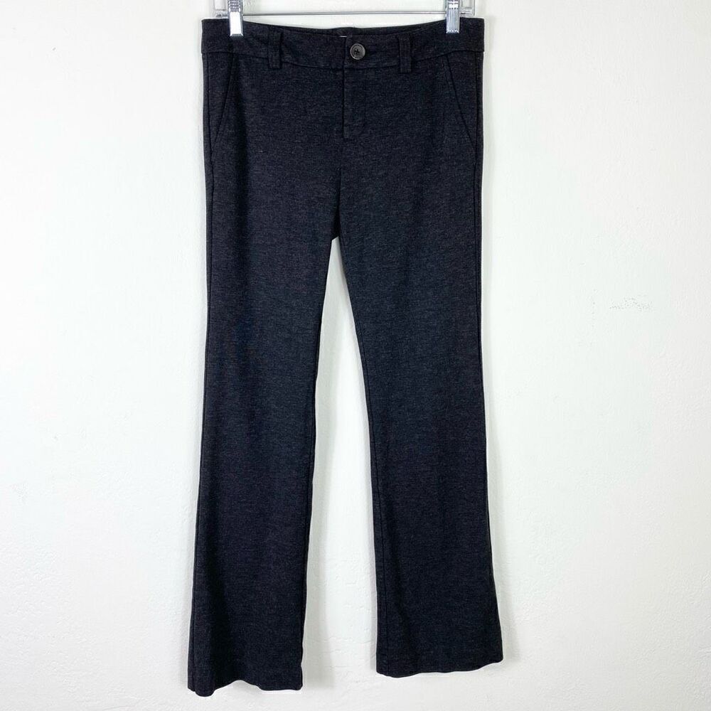 Cabi Dark Grey Mid Rise Bootcut Flare Dress Pant Trousers Style#141 Size 4